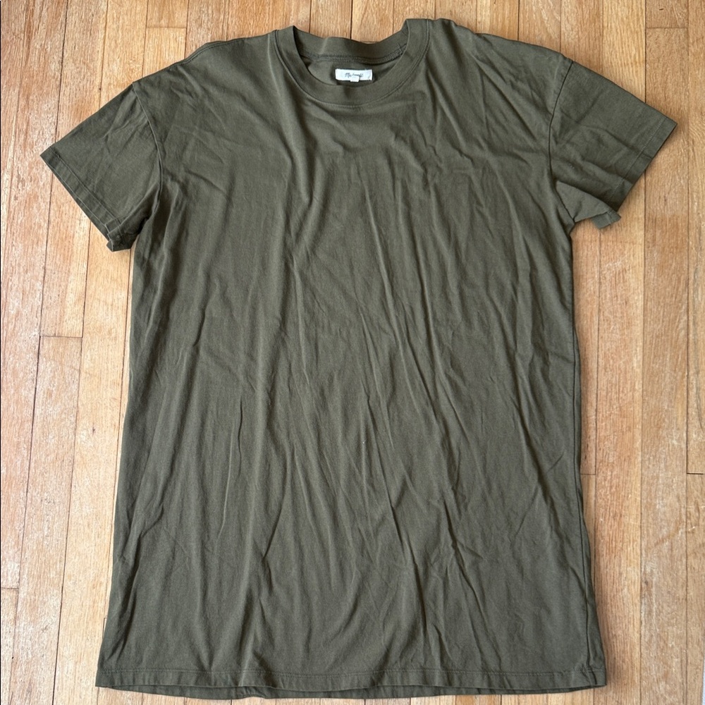 Olive Green women’s  T-Shirt dress